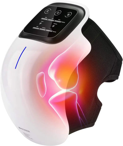 Wireless Pain Relieve Arthritis Knee Joint Treatment Electric Smart Physiotherapy Hot Compress Knee Massager Machine with Heat