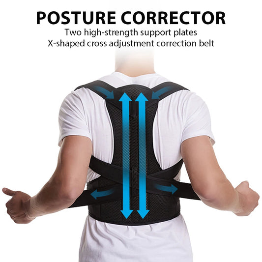 Adjustable Posture Corrector Back Brace for Men & Women | Postura